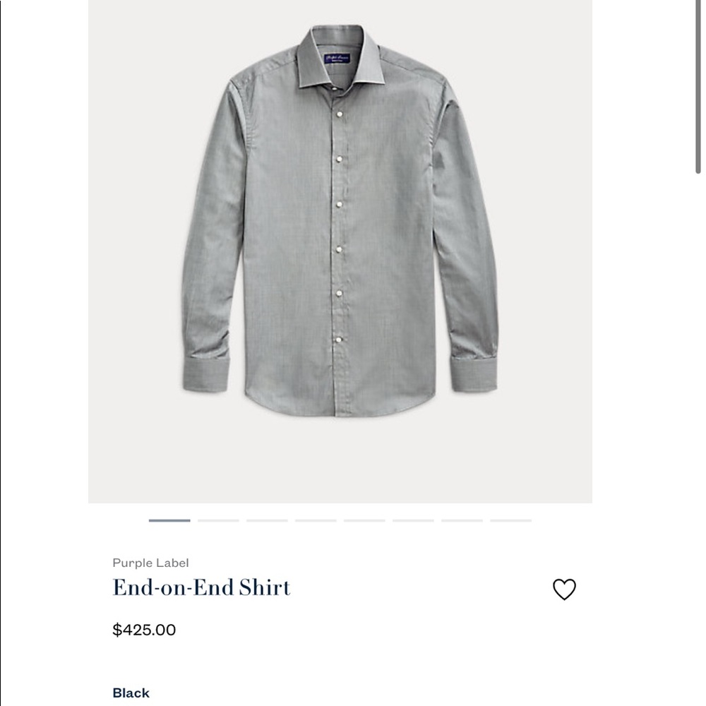 Ralph Lauren Purple Label Shirt - Size XL